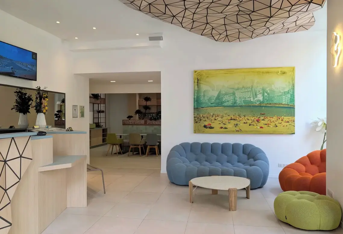 Lobby hotelu Hotel Carré Vieux Port