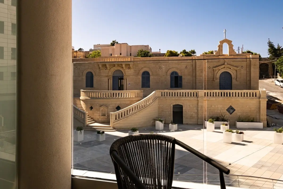 Widok z hotelu Hotel Hyatt Regency Malta
