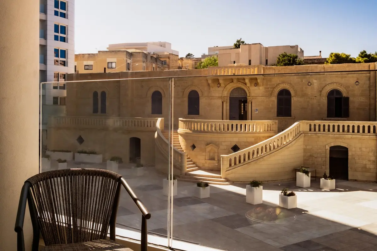 Widok z hotelu Hotel Hyatt Regency Malta