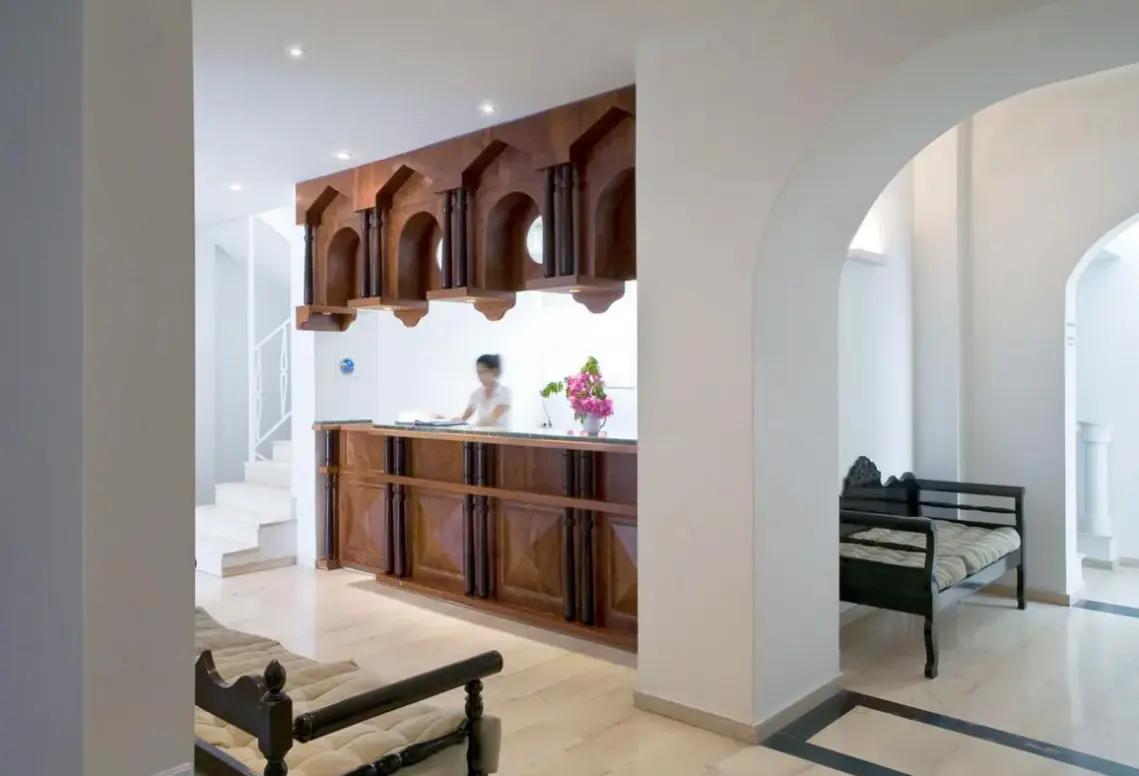 Lobby hotelu Hotel Kamari Beach