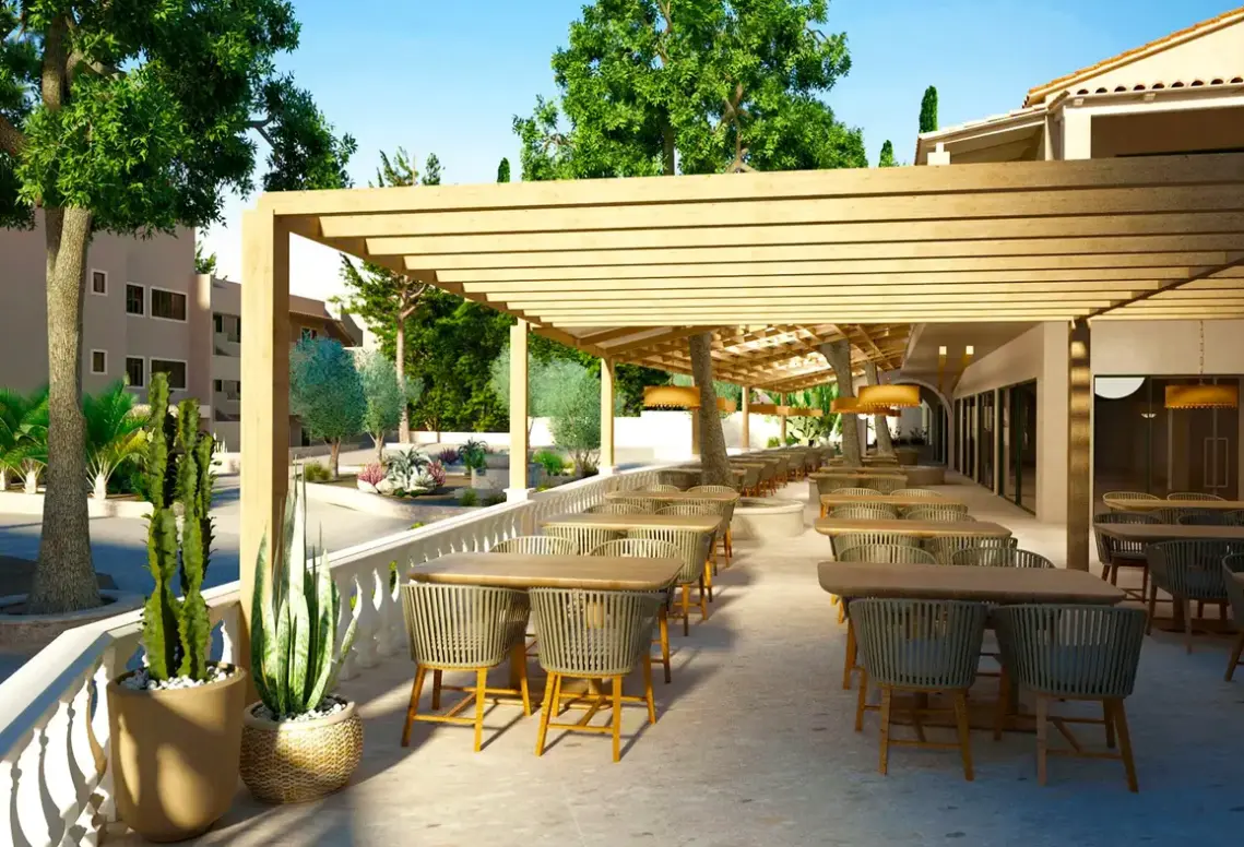 Basen w hotelu Hotel Liapades Golden Beach