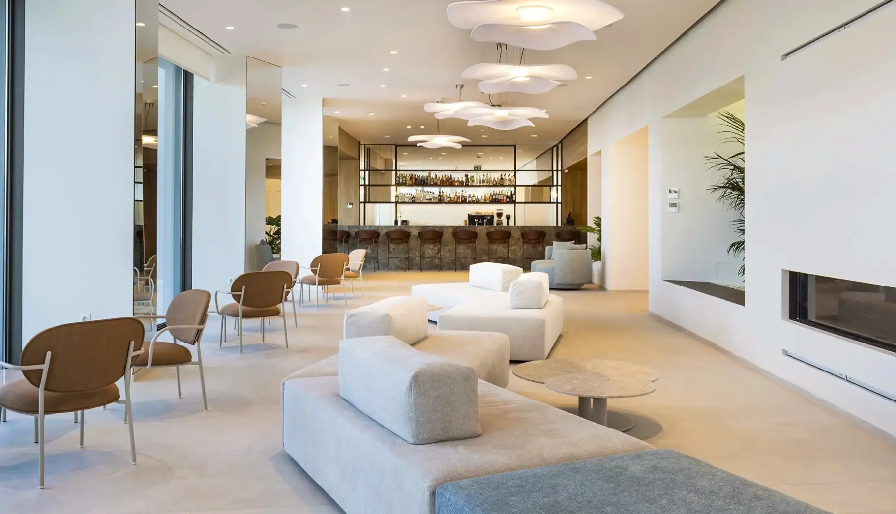 Lobby hotelu Hotel Mirage Chalkida City Resort