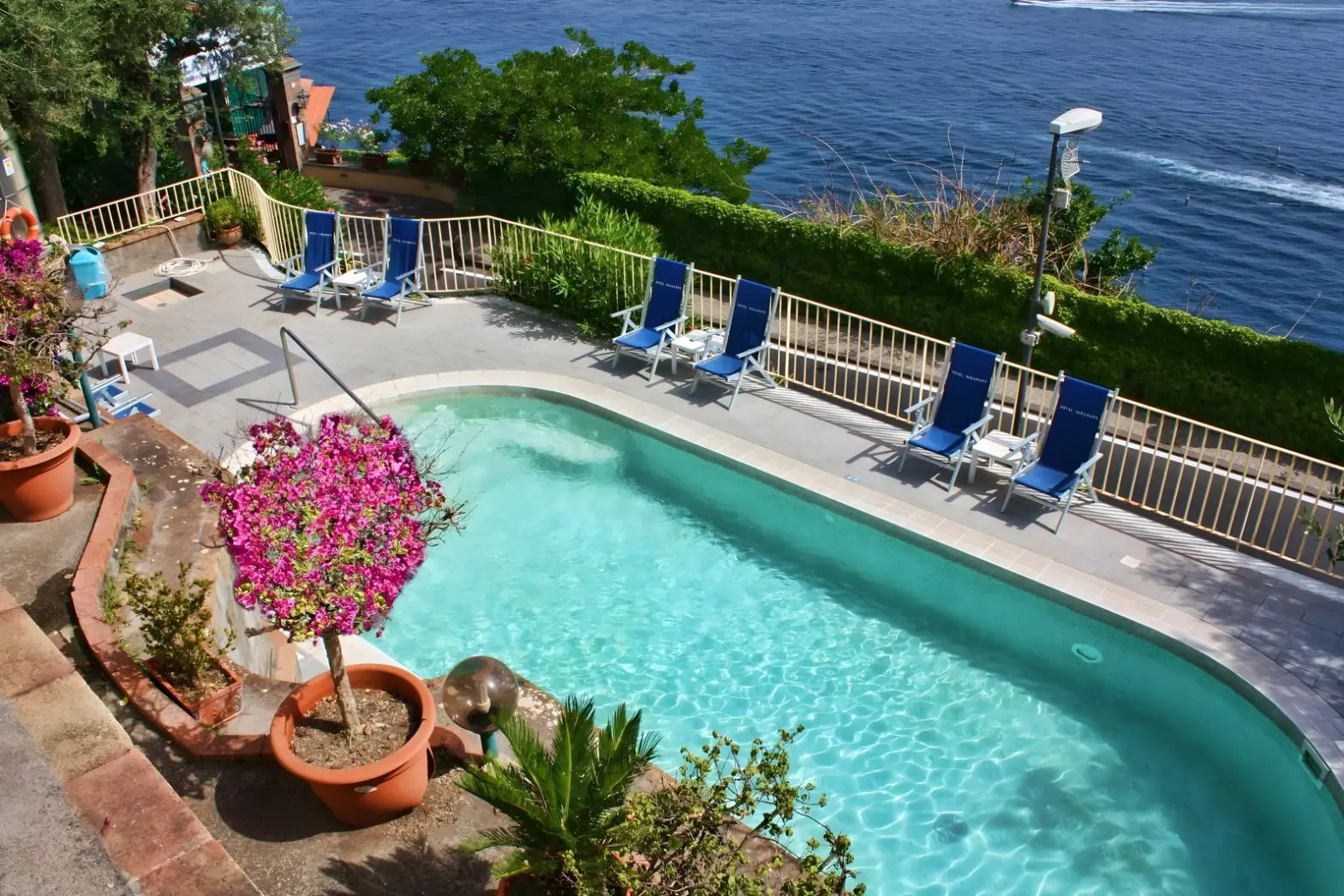 Basen w hotelu Hotel Miramare Sorrento