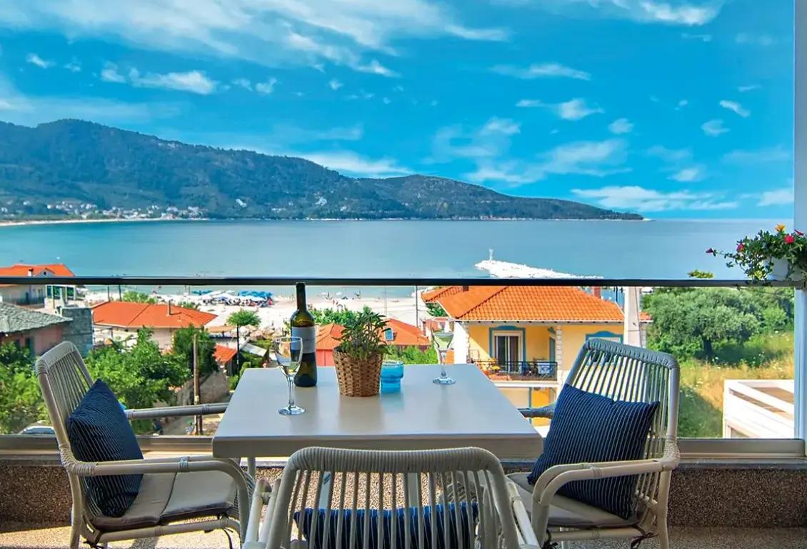Widok z hotelu Hotel Ntinas Filoxenia