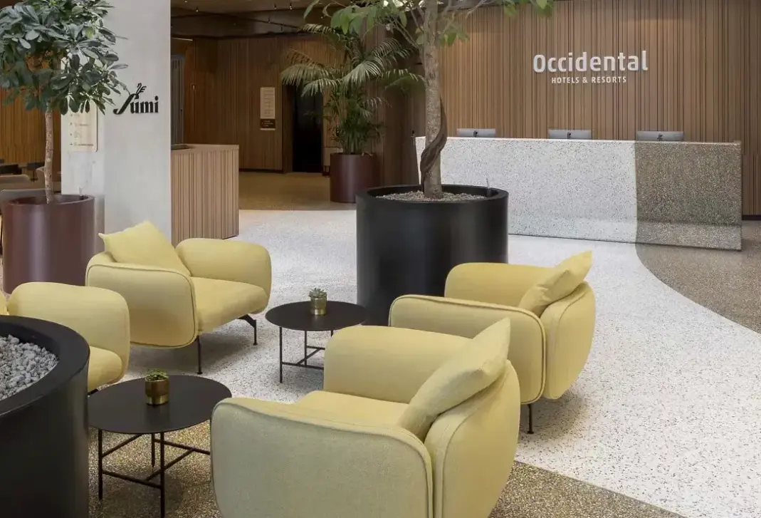 Lobby hotelu Hotel Occidental Ljubljana