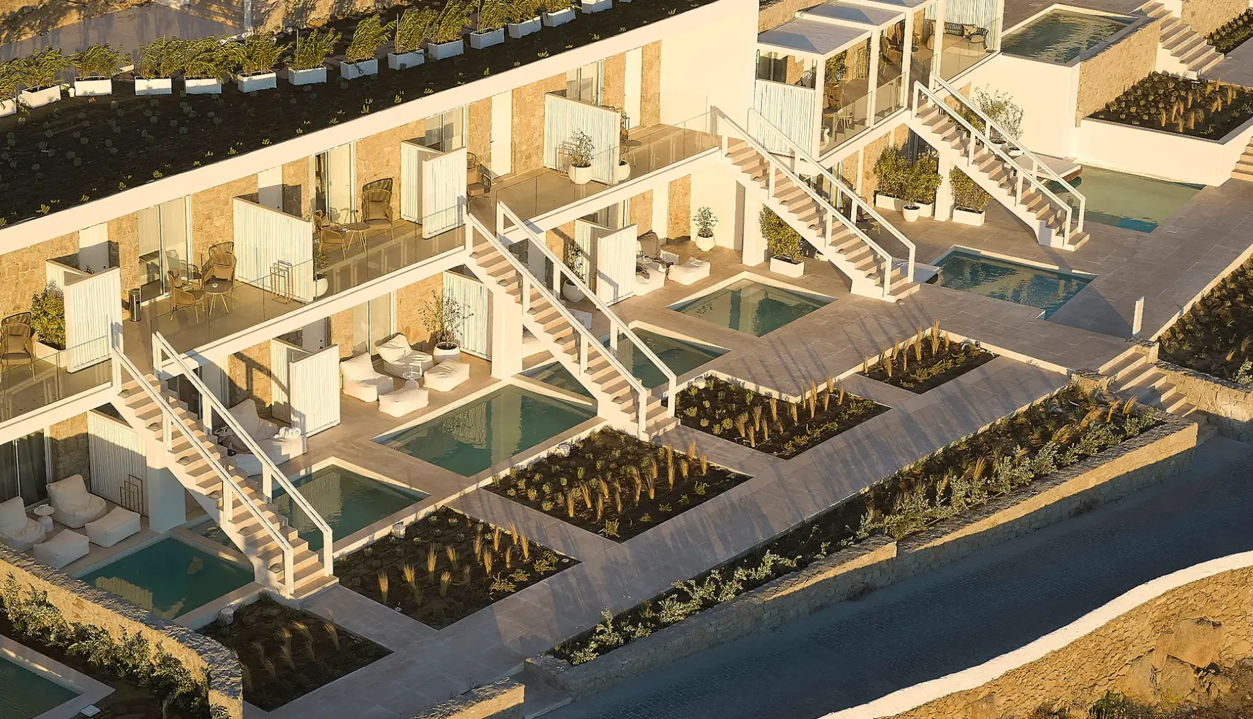 Basen w hotelu Hotel Once in Mykonos
