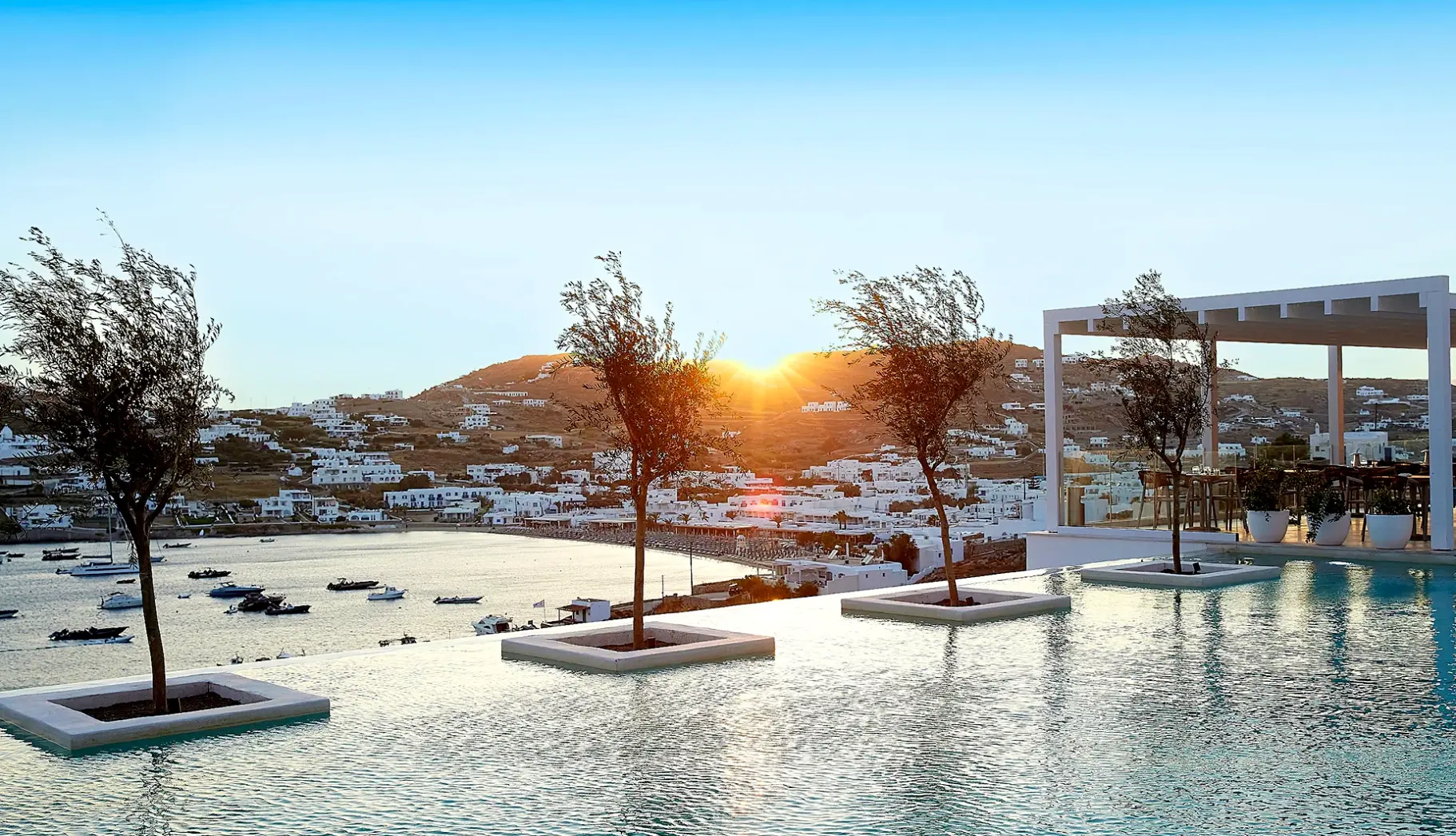 Basen w hotelu Hotel Once in Mykonos