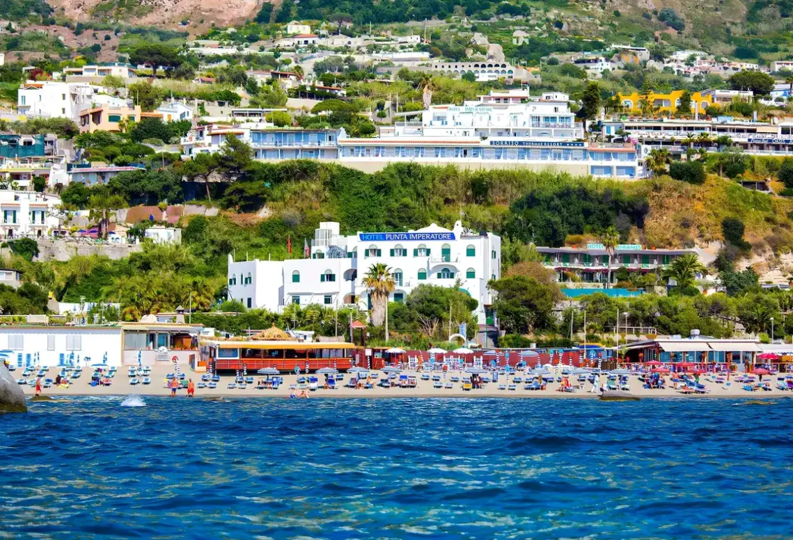 Plaża przy hotelu Hotel Punta Imperatore