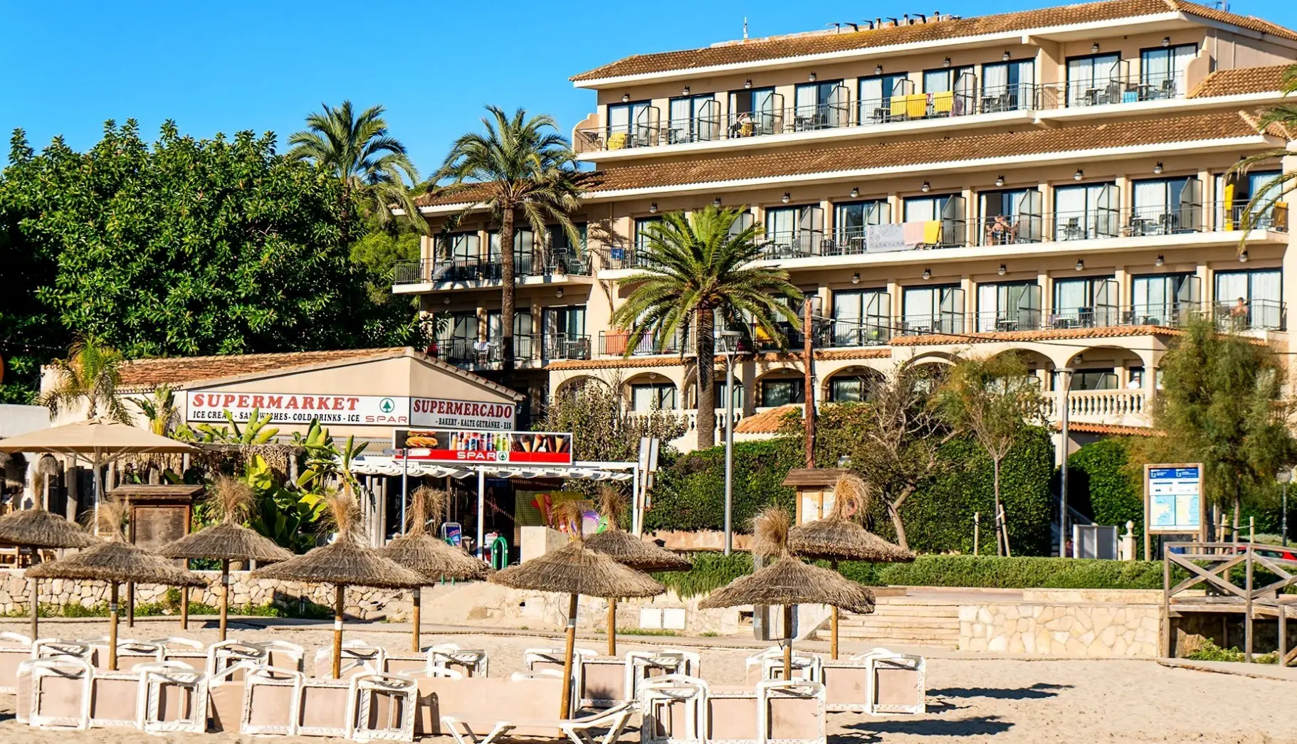 Plaża przy hotelu Hotel R2 Lago Playa Park