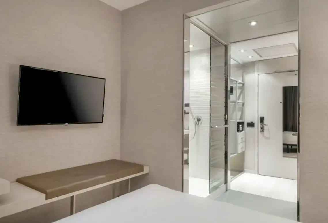 Łazienka w pokoju hotelu Hotel SH Colón Valencia