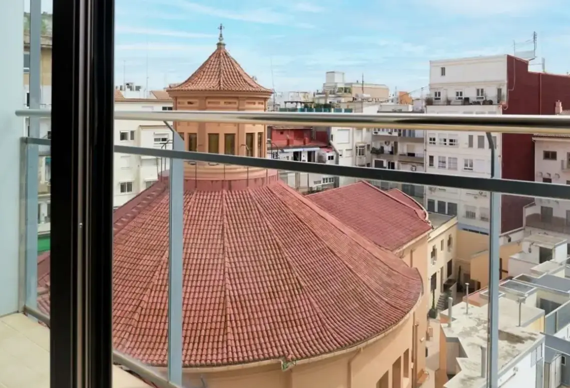 Widok z hotelu Hotel SH Colón Valencia