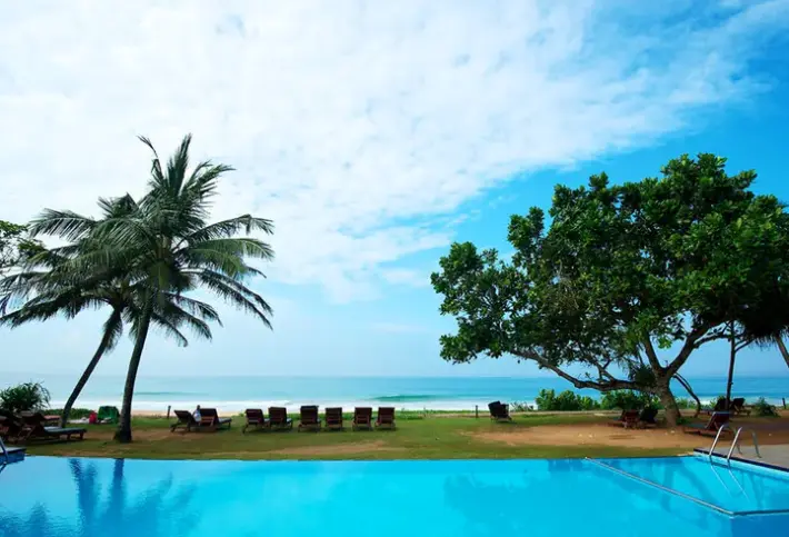 Plaża przy hotelu Koggala Beach Hotel