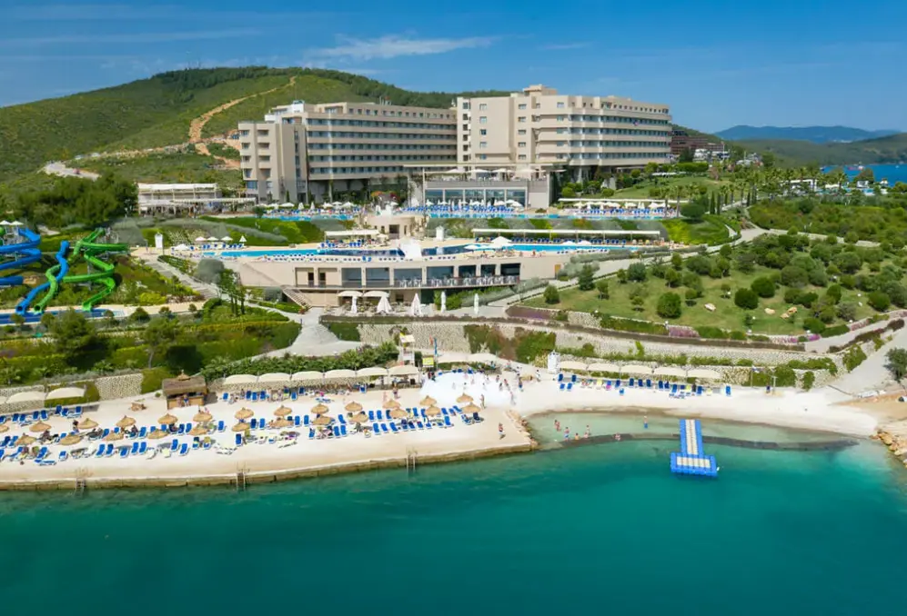 Obiekt hotelu La Blanche Island