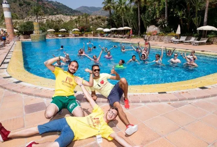 Basen w hotelu Le Terrazze - Olimpo