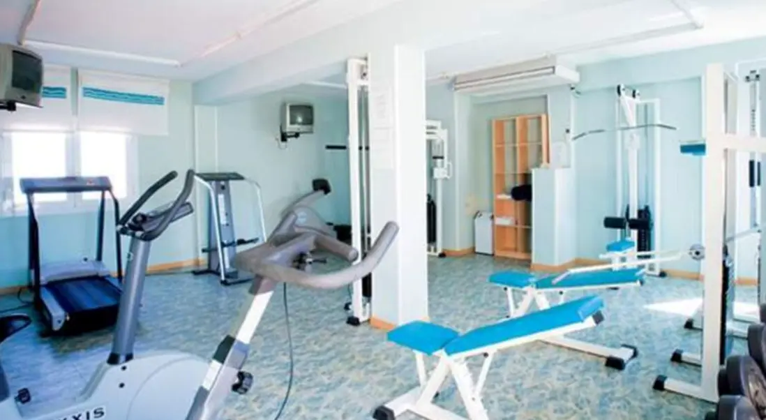 Siłownia w hotelu Ohtels Gran Hotel Almeria