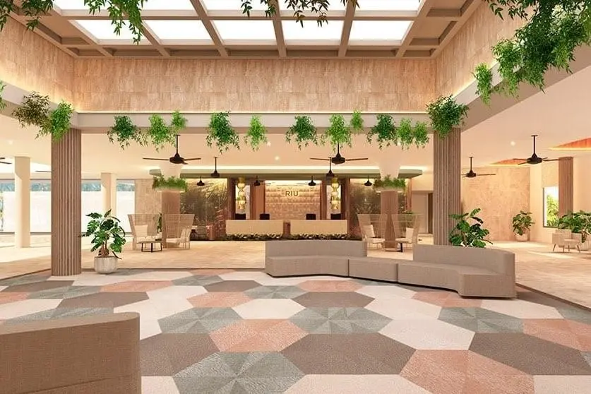 Lobby hotelu Riu Turquoise
