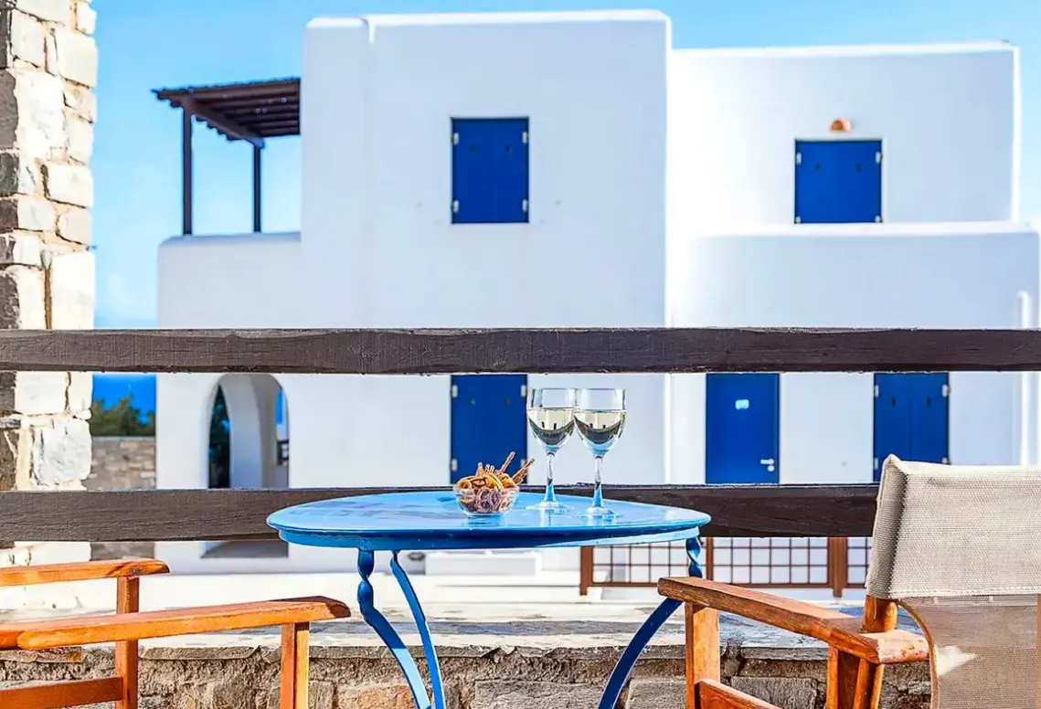 Plaża przy hotelu San Antonio Summer House Paros