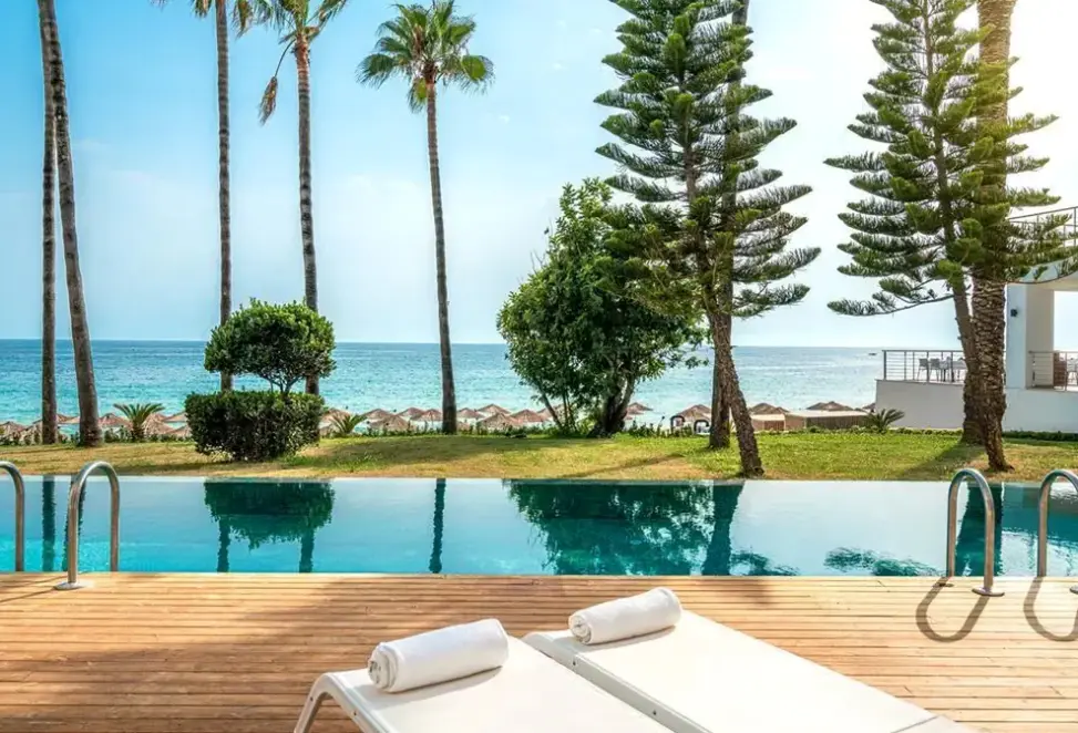Plaża przy hotelu Yalihan Aspendos