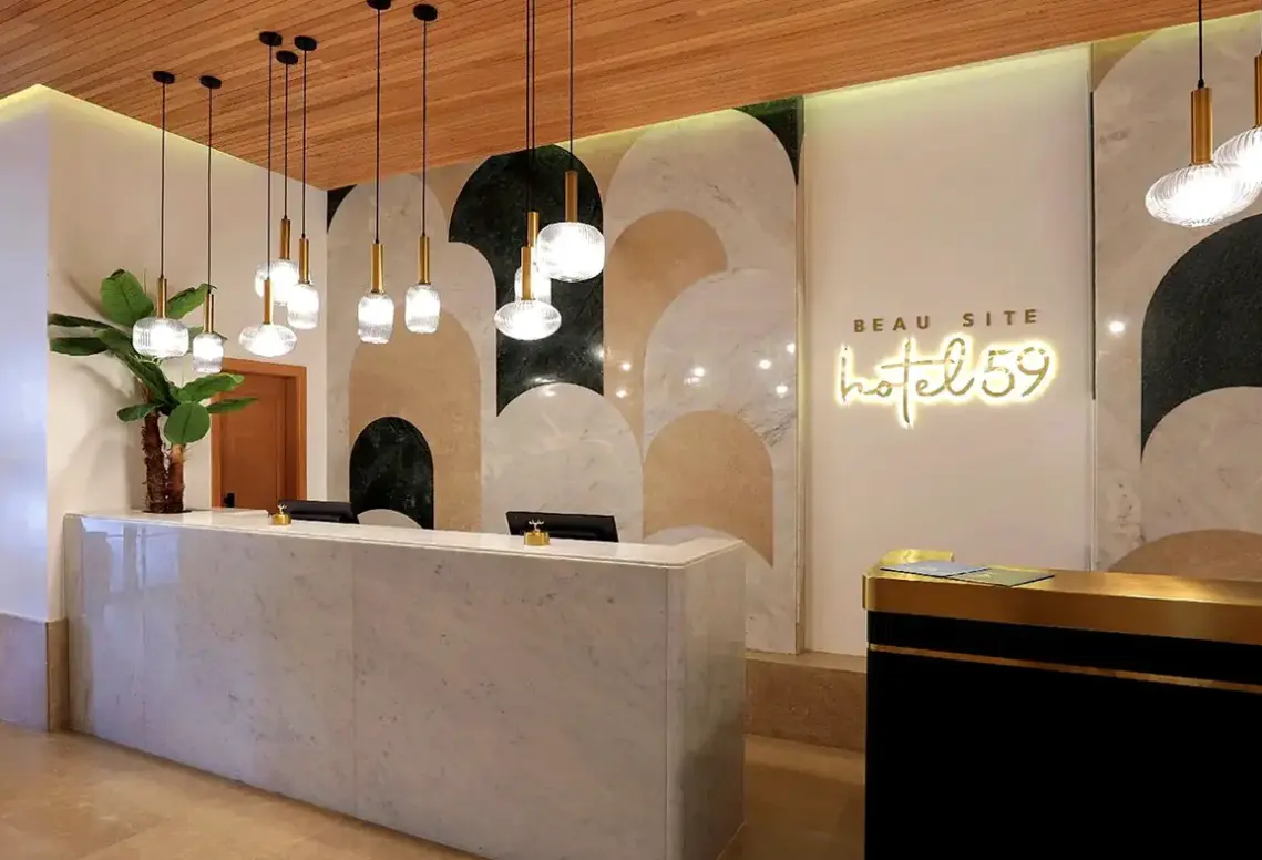 Lobby hotelu 59 Hotel Beausite