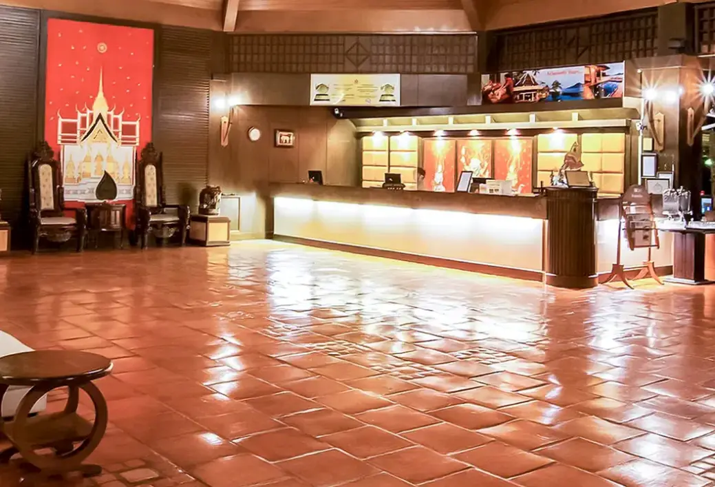 Lobby hotelu Aiyapura Resort & Spa