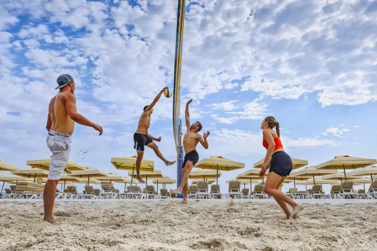 Plaża przy hotelu Aldiana Club Djerba Atlantide
