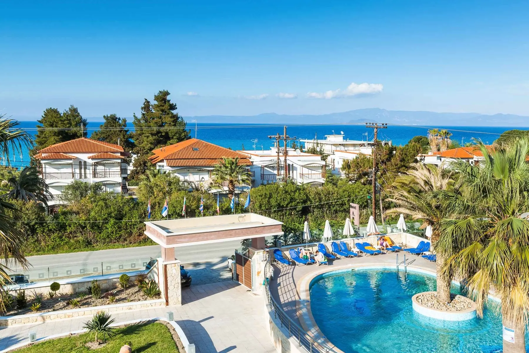 Basen w hotelu Anna Maria Paradise