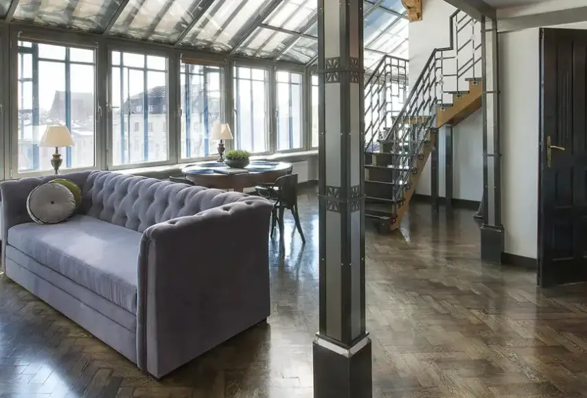 Lobby hotelu Antique Apartments Plac Szczepański