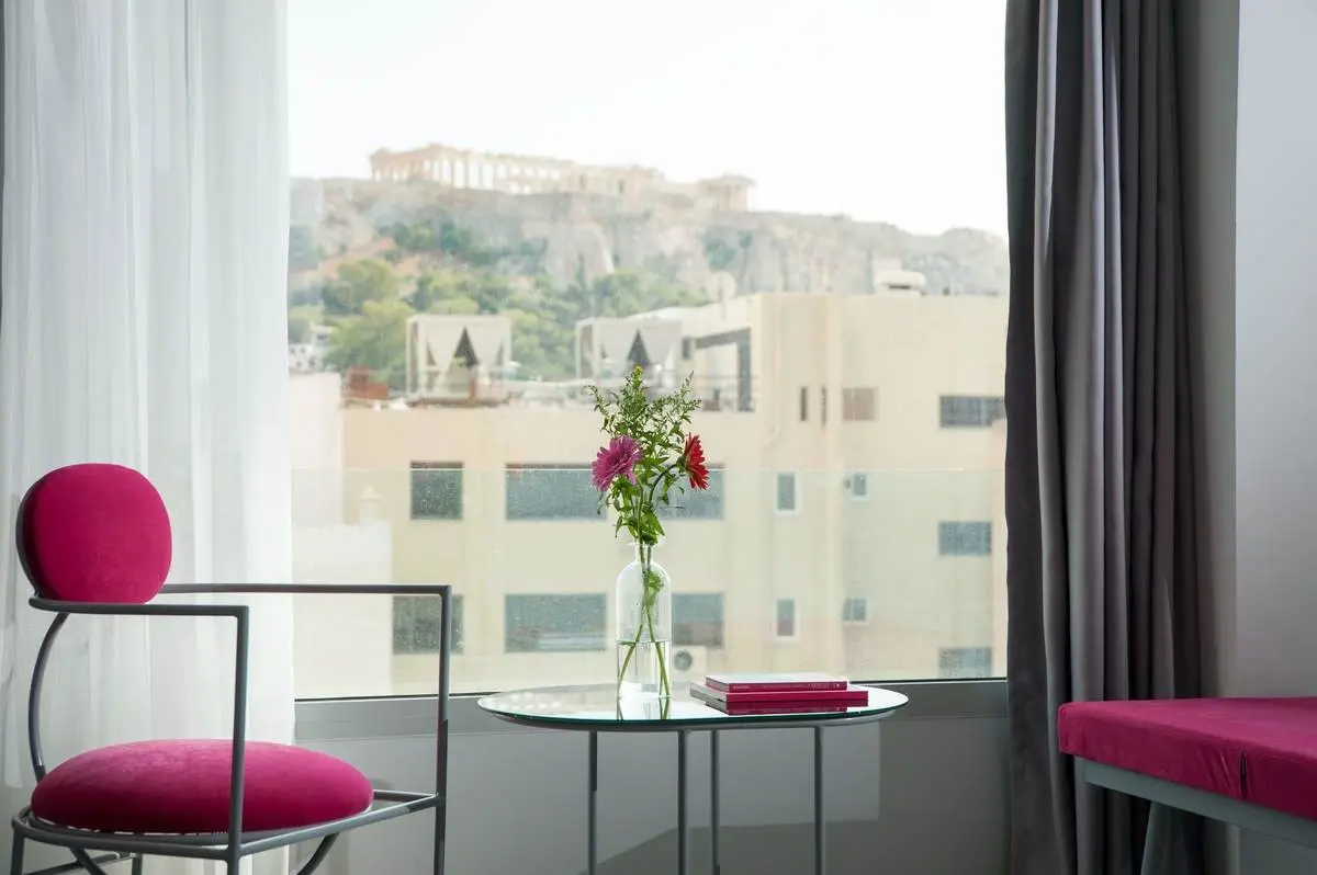 Widok z hotelu Athens Utopia Ermou