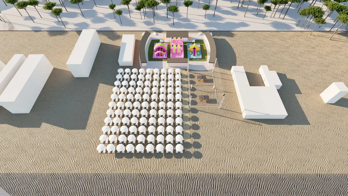 Basen w hotelu Bay Village