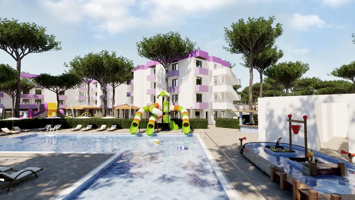 Basen w hotelu Bay Village