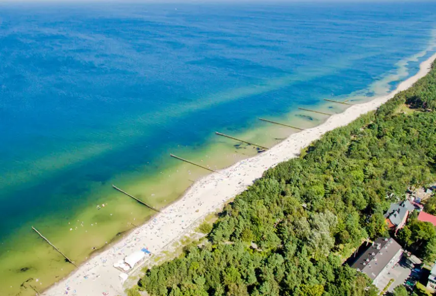 Plaża przy hotelu Bethel