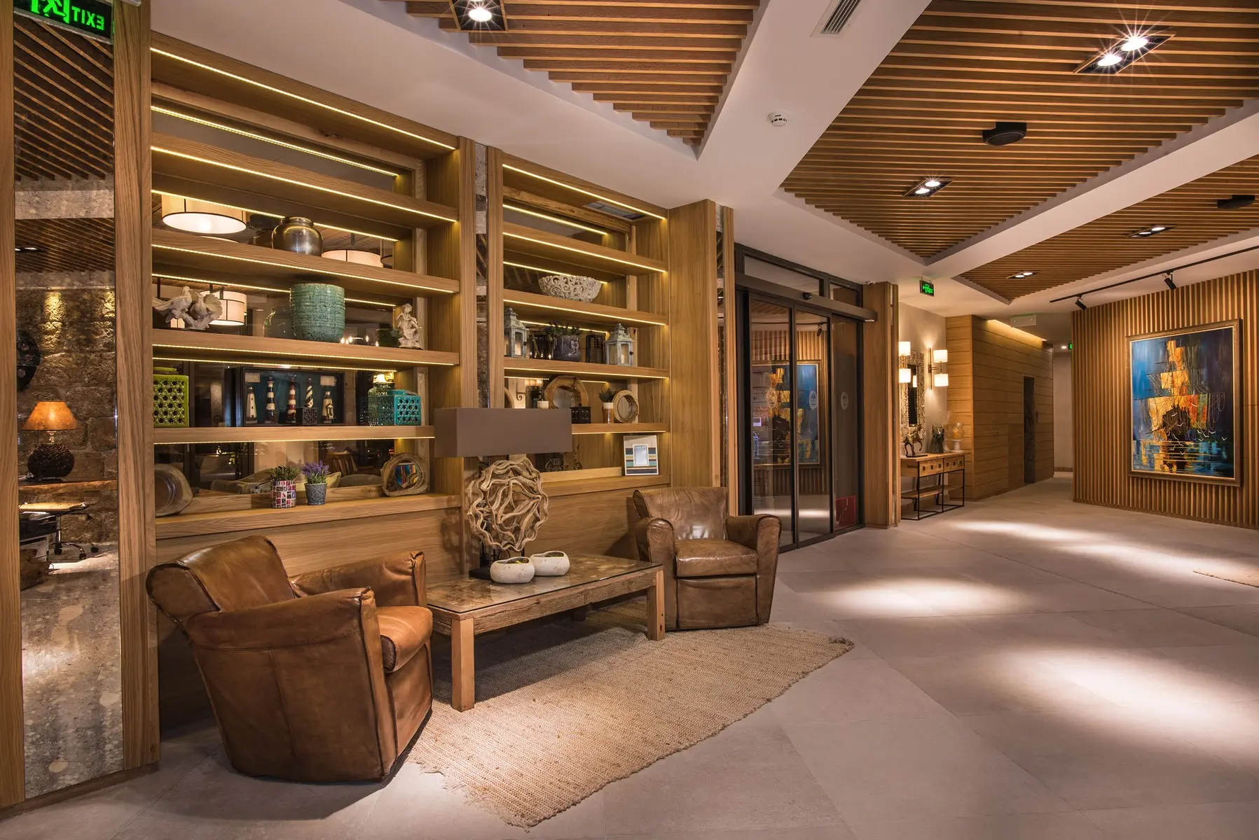 Lobby hotelu Blu Bay Design