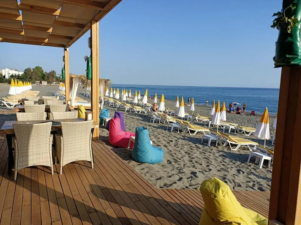 Plaża przy hotelu Bora Bora Butik