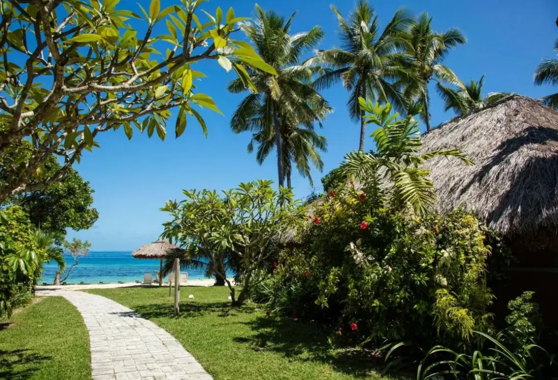 Plaża przy hotelu Castaway Island Fiji