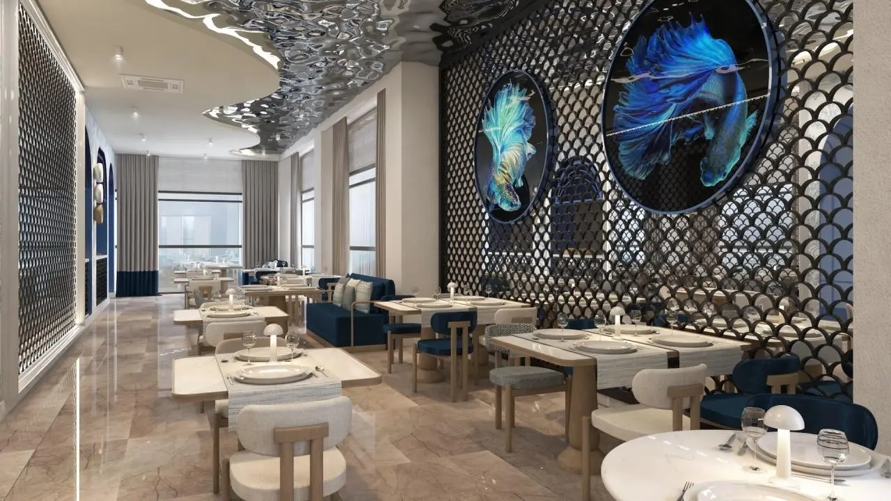 Restauracja i jedzenie w hotelu Cenger Blue Collection