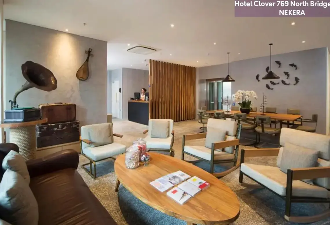 Lobby hotelu Clover 769 North Bridge Road