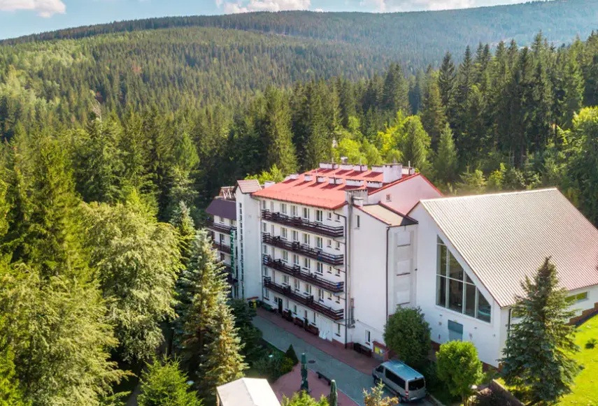 Basen w hotelu Czeszka i Słowaczka