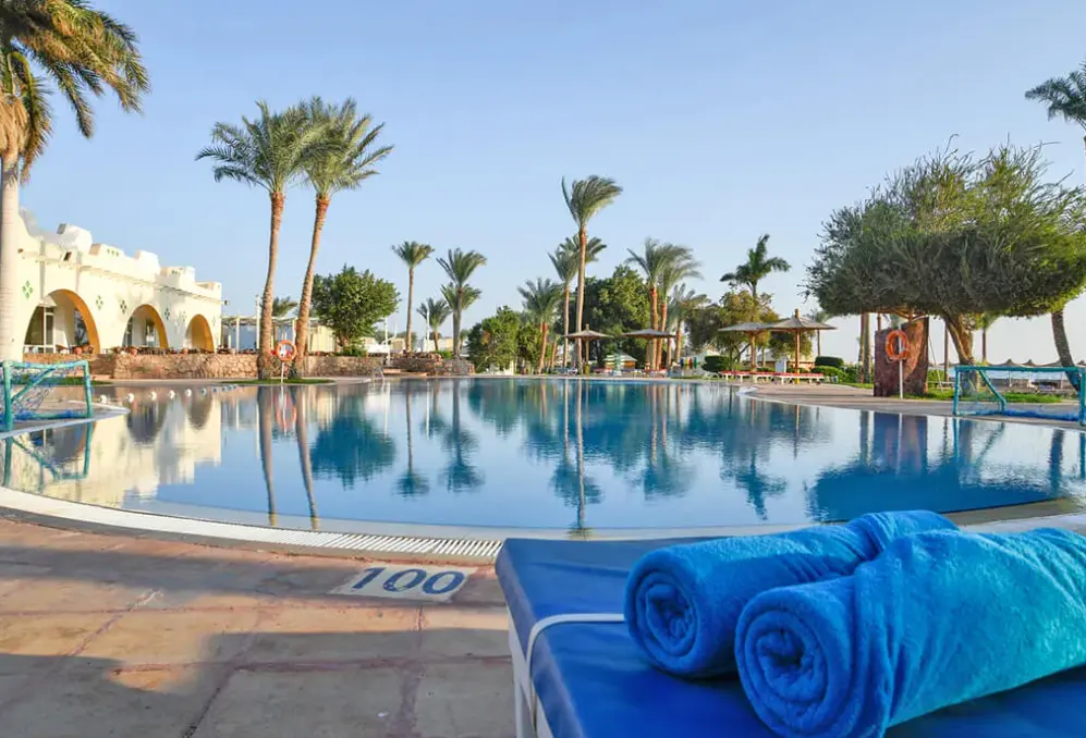 Basen w hotelu Dahab Lagoon Club Resort (ex Tirana Dahab Resort)