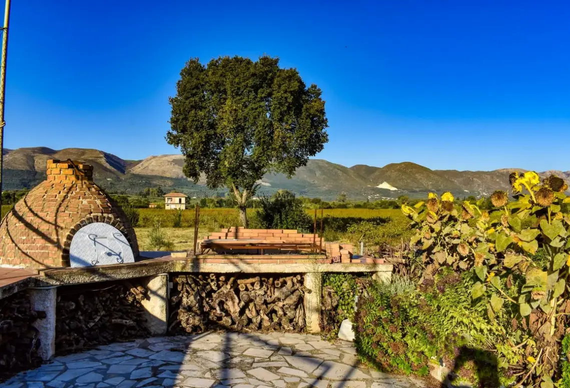 Widok z hotelu Ecoresort Zefyros