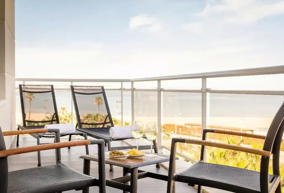 Widok z hotelu Gran Palas