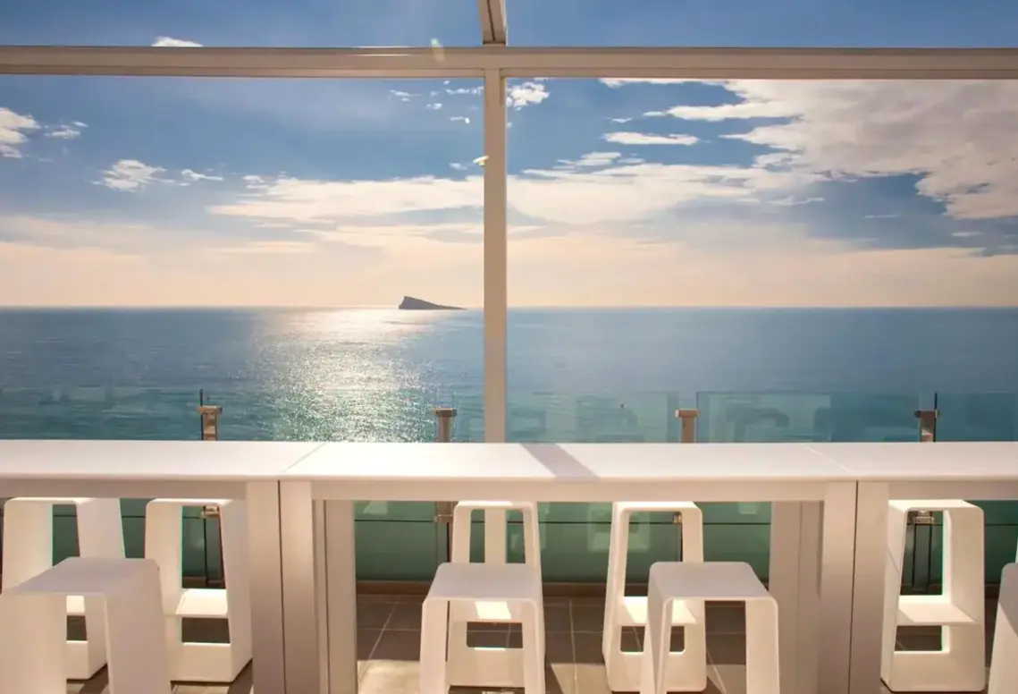 Widok z hotelu Hotel Villa del Mar