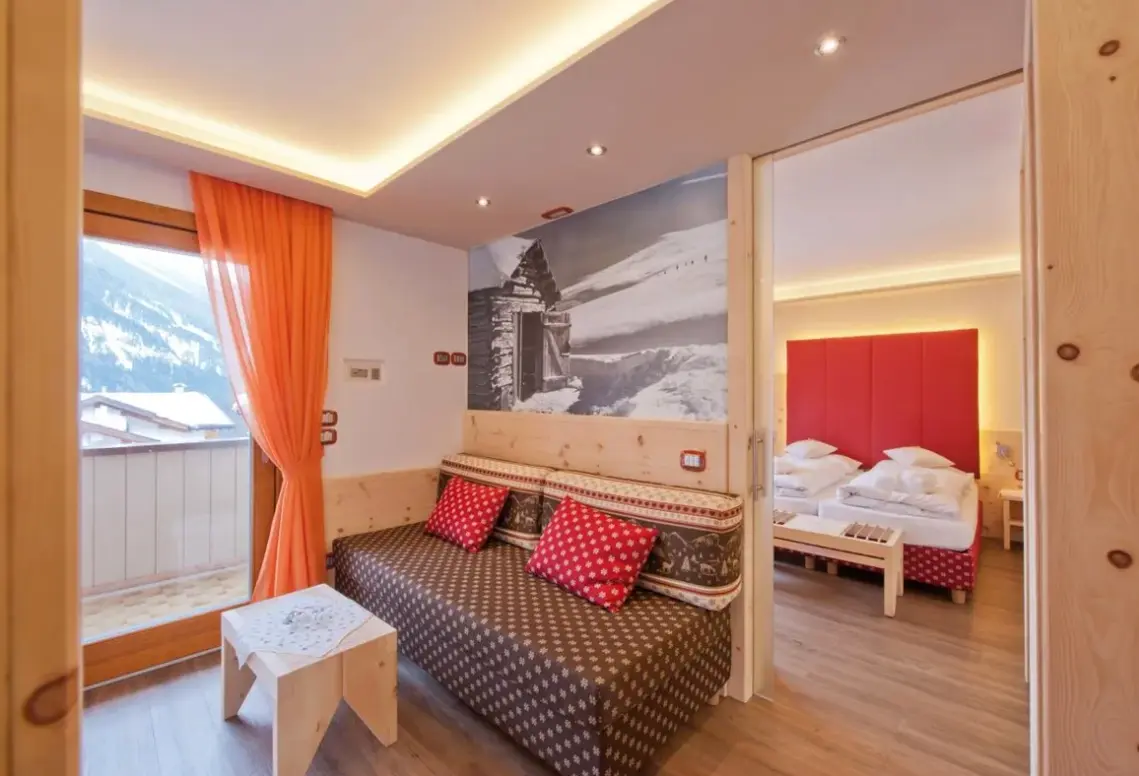 Pokój w hotelu Latemar (Vigo Di Fassa)