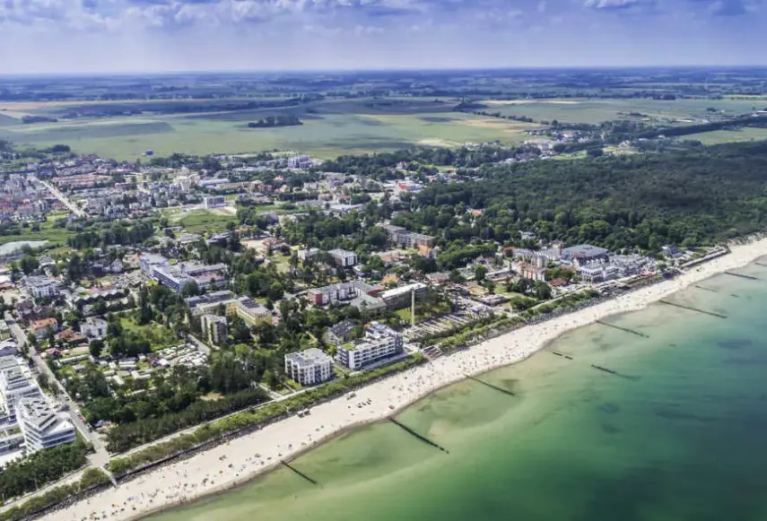 Widok z hotelu Mielno Holiday Apartments