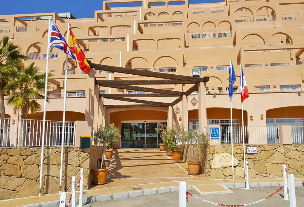 Obiekt hotelu Mojacar Playa Aquapark (ex Puerto Marina de Mojacar)