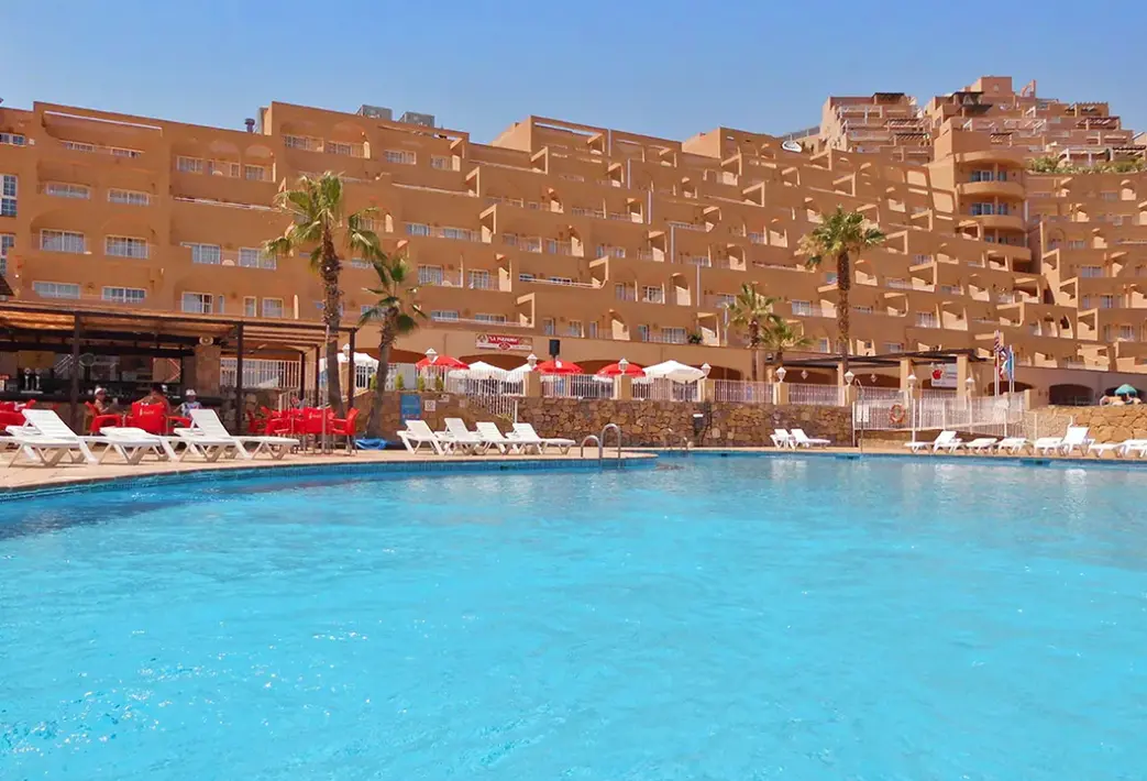 Basen w hotelu Mojacar Playa Aquapark (ex Puerto Marina de Mojacar)