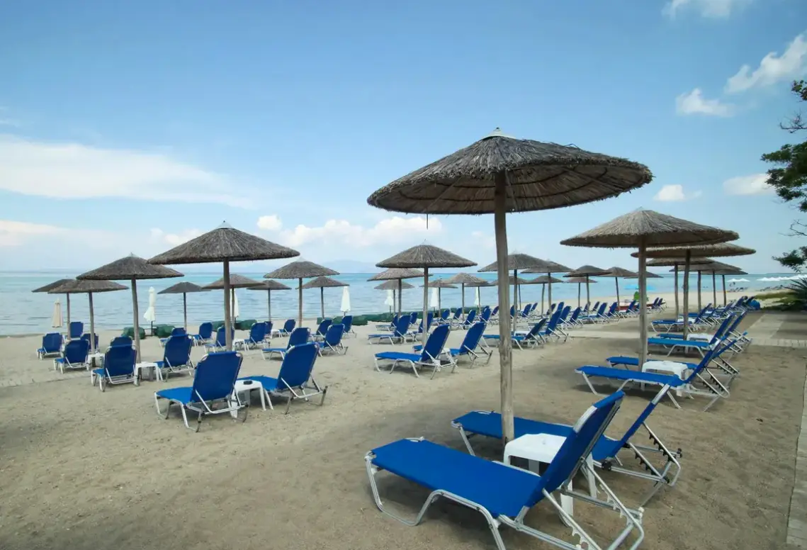 Plaża przy hotelu Naias (Chaniotis)
