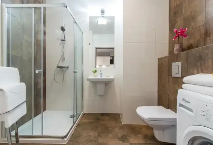 Łazienka w pokoju hotelu P&O Apartments Giełdowa