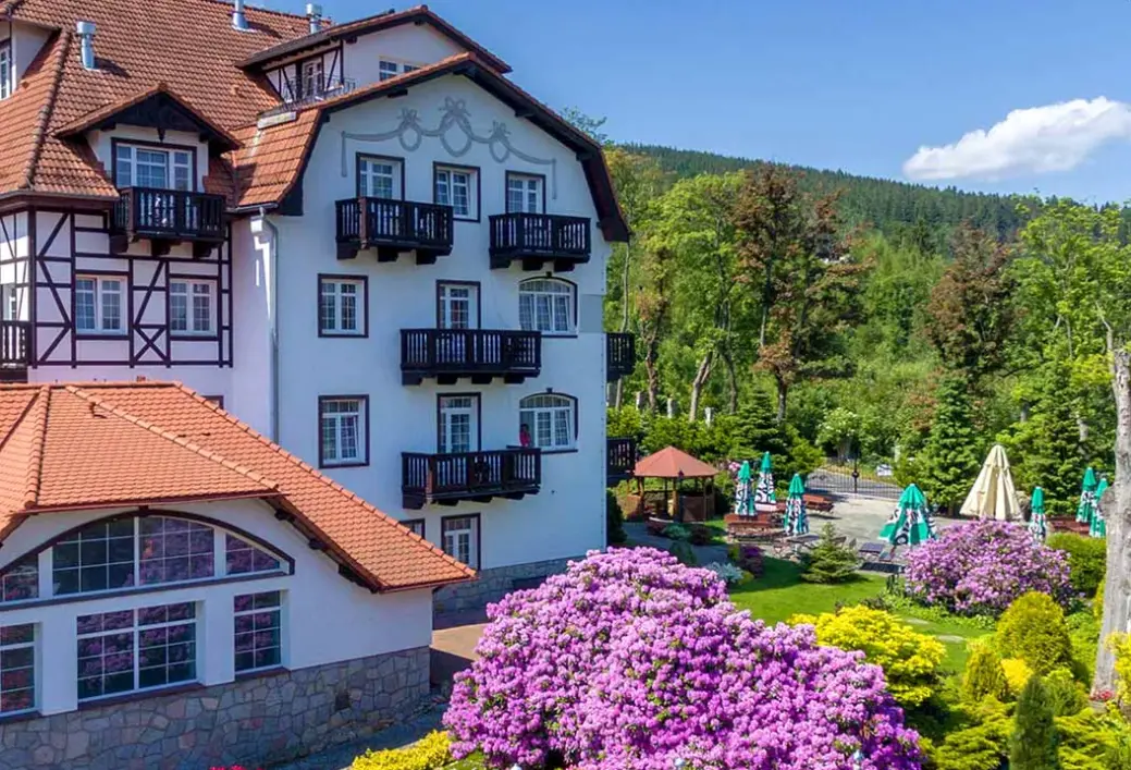 Lobby hotelu Park Kur & SPA Buczyński