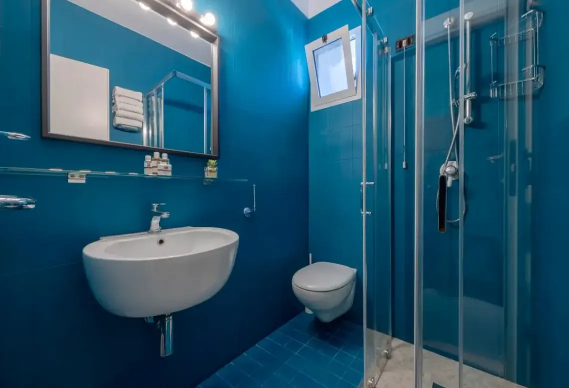 Łazienka w pokoju hotelu Portofino (Lido Di Jesolo)