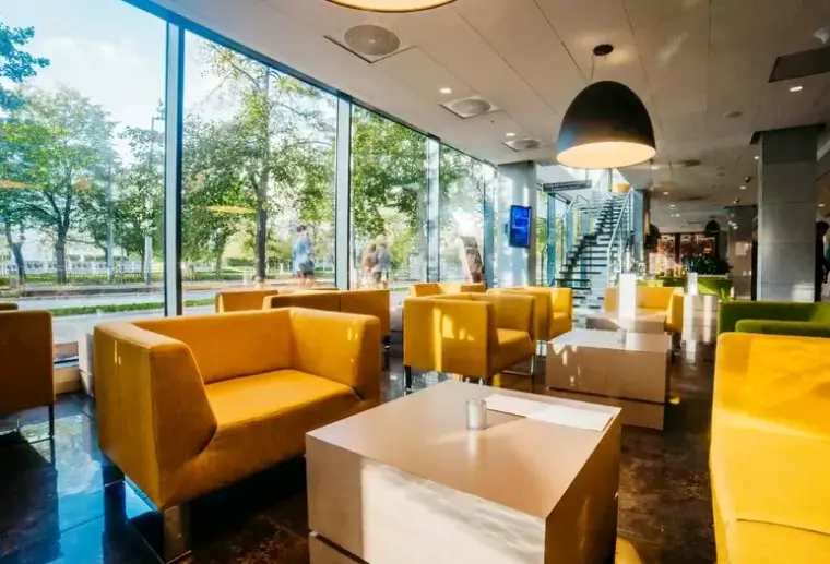 Lobby hotelu Q Plus Wrocław